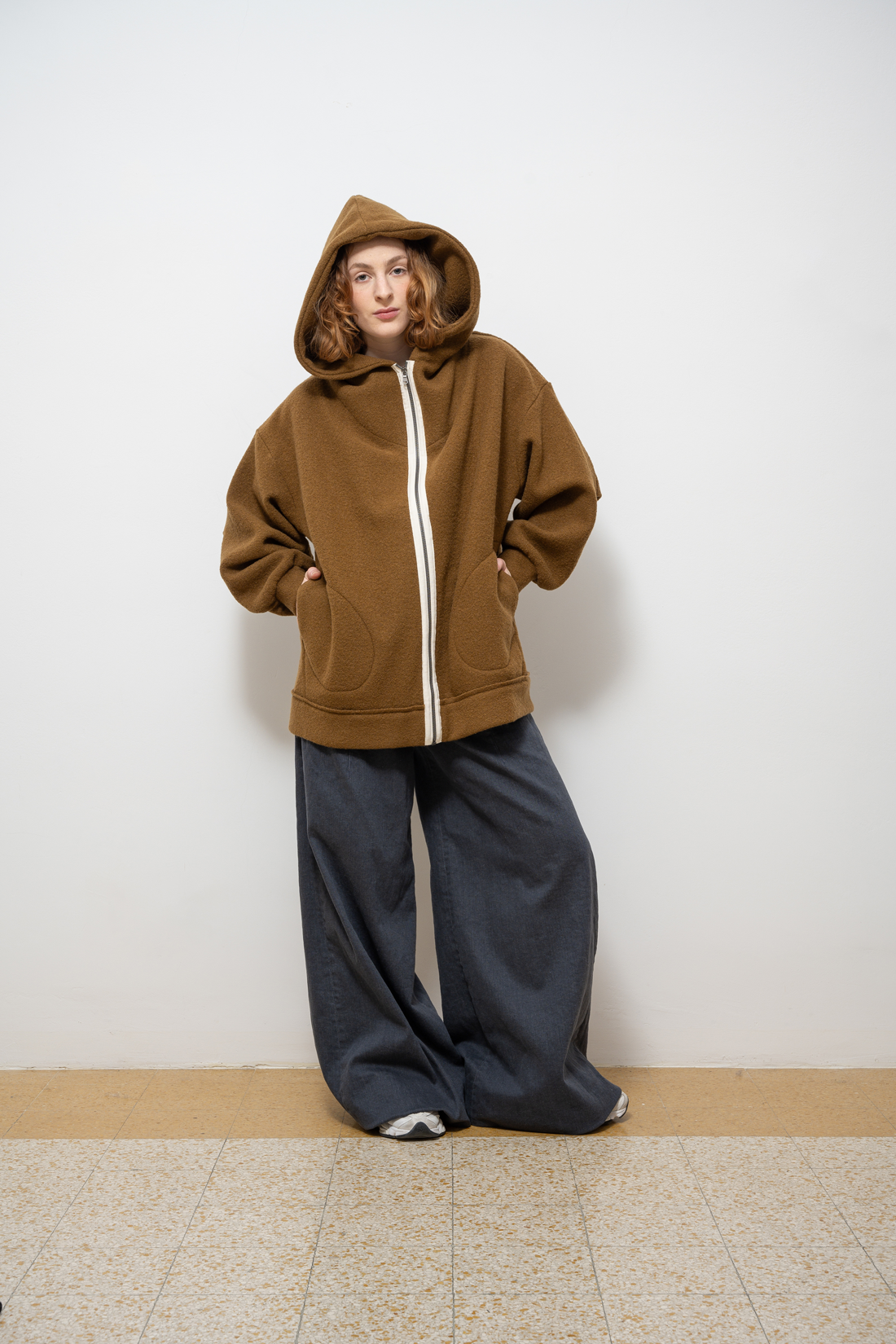 i1897 giacca folk crêpe