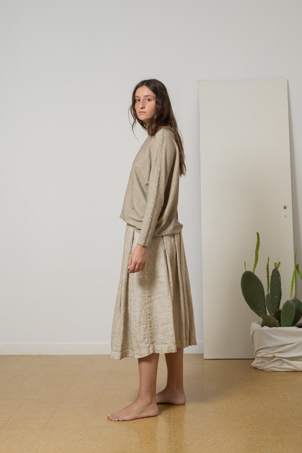 i1716 maglia plissè