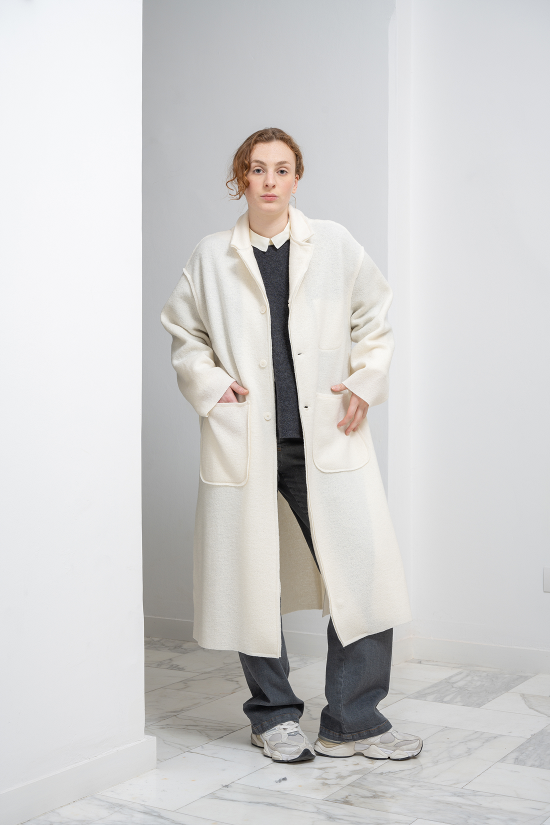 i1911 cappotto folk crêpe