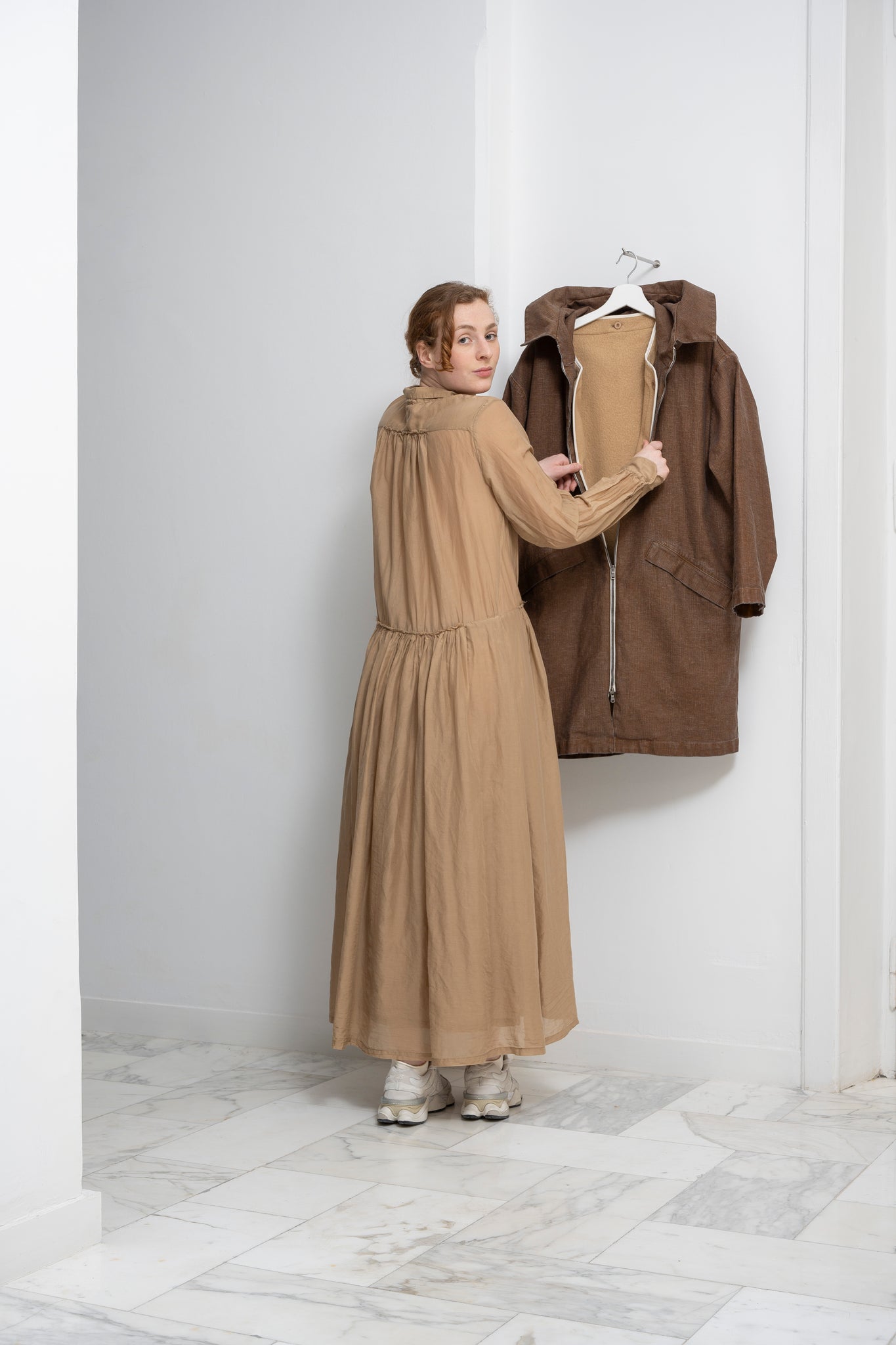 i1846 abito cotone seta