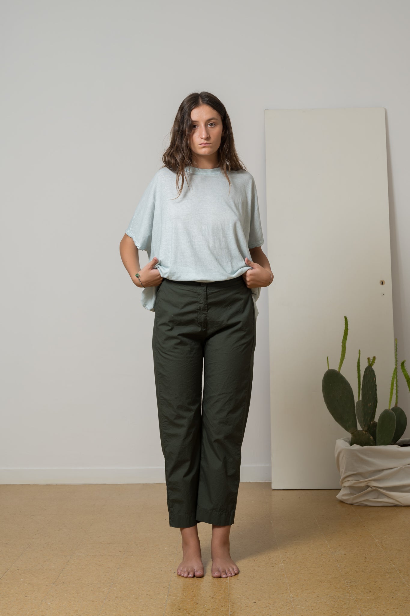 i1779 pantalone popeline