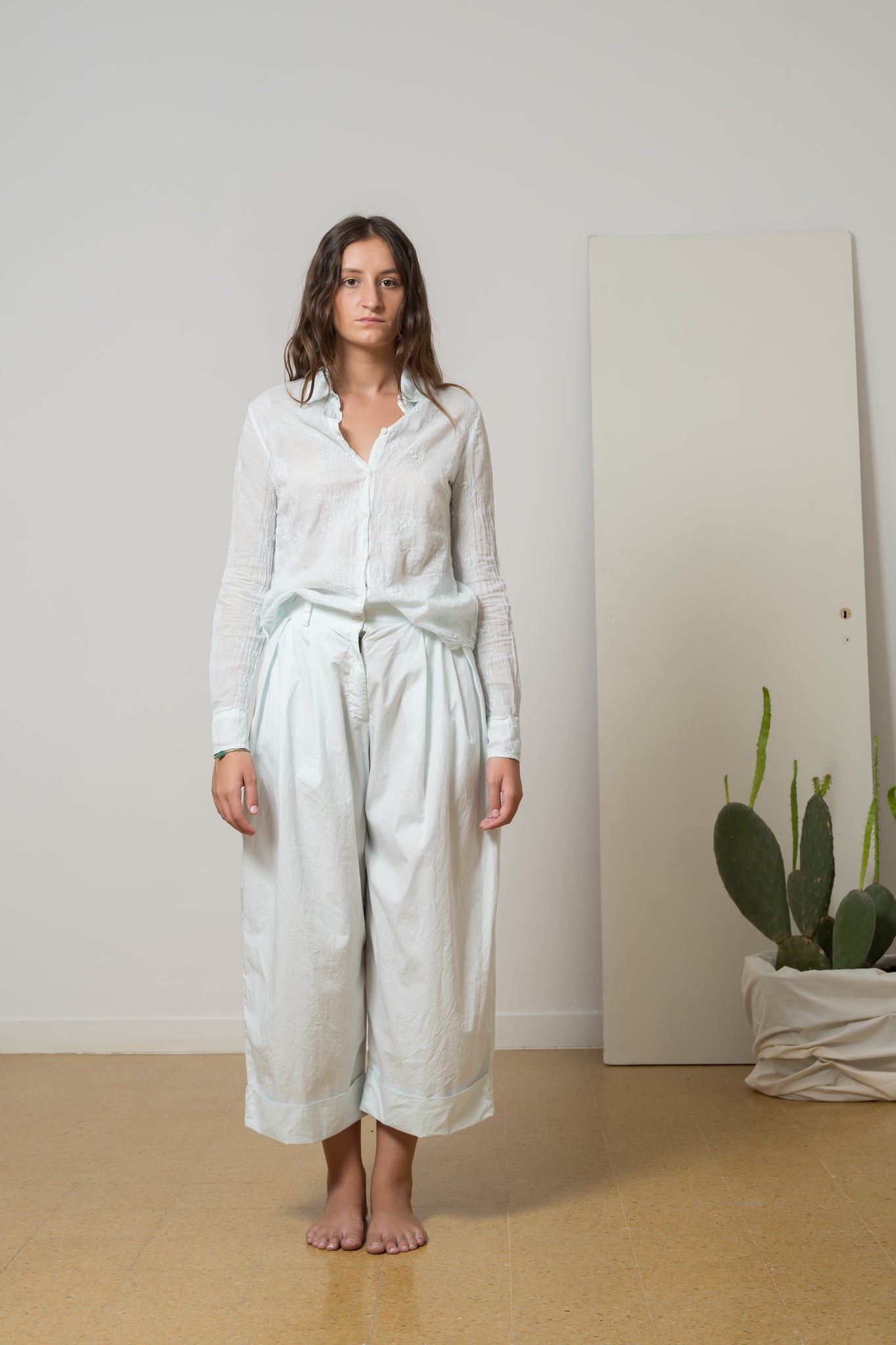 i1788 camicia voile + ricamo